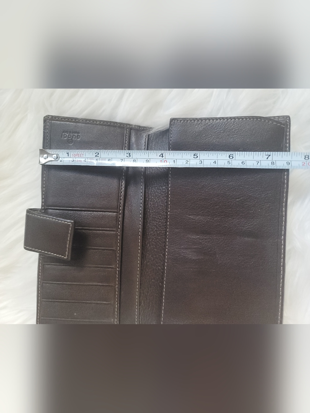 Gucci Long Wallet GG Canvas Leather Brown - Picture 13 of 13
